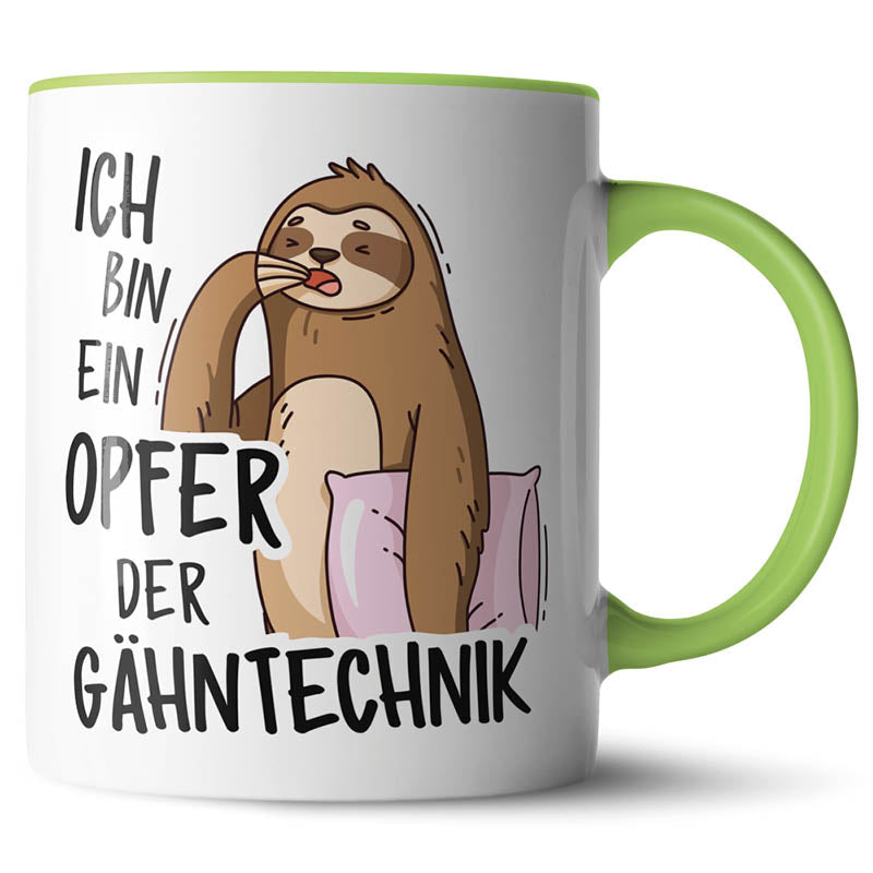 Keramiktasse mit lustigem Motiv #teamludorf