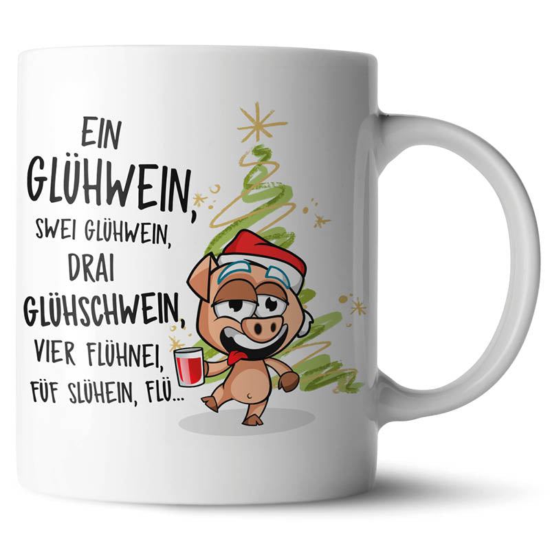 Keramiktasse mit lustigem Motiv #teamludorf