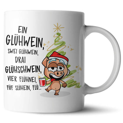 Keramiktasse mit lustigem Motiv #teamludorf