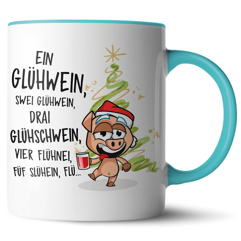 Keramiktasse mit lustigem Motiv #teamludorf