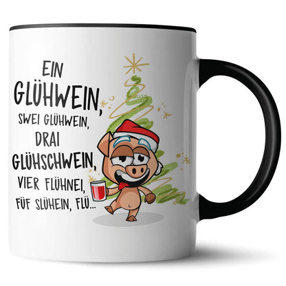 Keramiktasse mit lustigem Motiv #teamludorf