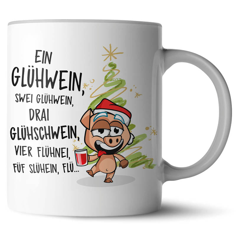 Keramiktasse mit lustigem Motiv #teamludorf