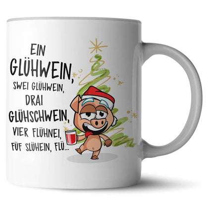 Keramiktasse mit lustigem Motiv #teamludorf