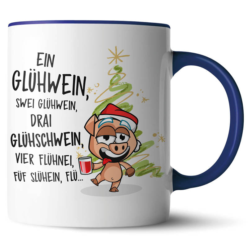 Keramiktasse mit lustigem Motiv #teamludorf
