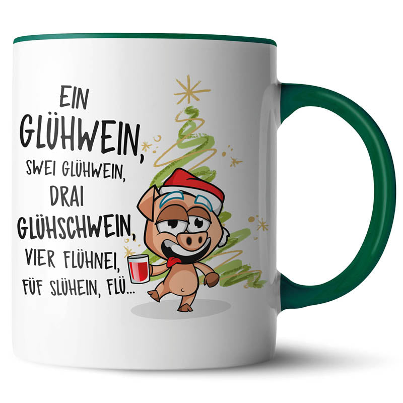 Keramiktasse mit lustigem Motiv #teamludorf