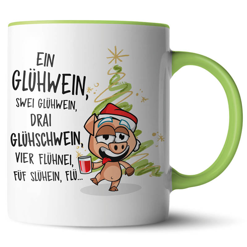 Keramiktasse mit lustigem Motiv #teamludorf