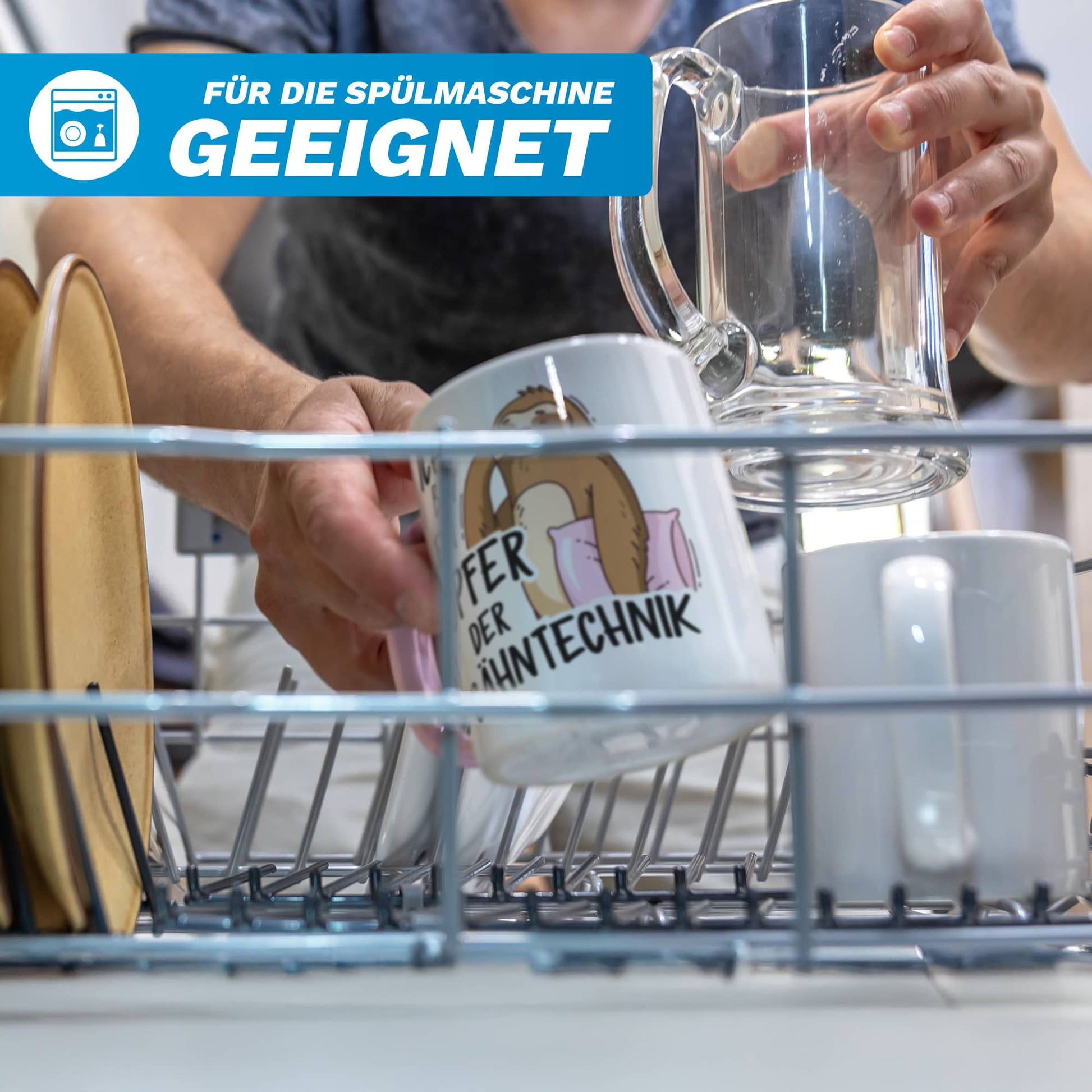 Weiß Keramik-Tasse inkl. Druck nach Wunsch #teamludorf