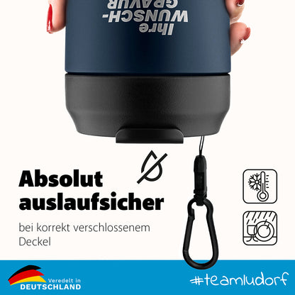 Thermobecher To Go auslaufsicher, kein Auslaufen auch kopfüber, leakproof