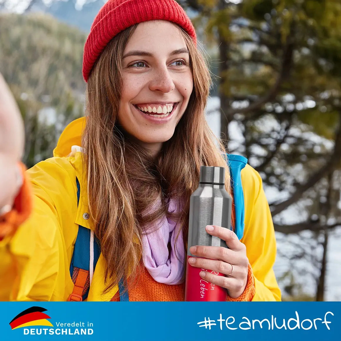 Thermosflasche SAFE als zuverlässiger Begleiter beim Wandern