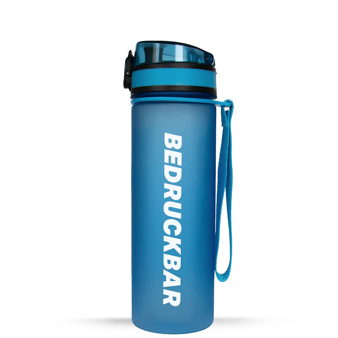 MiniCAMPOS Trinkflasche 600 ml Blau – hochwertige personalisierte Werbeflasche