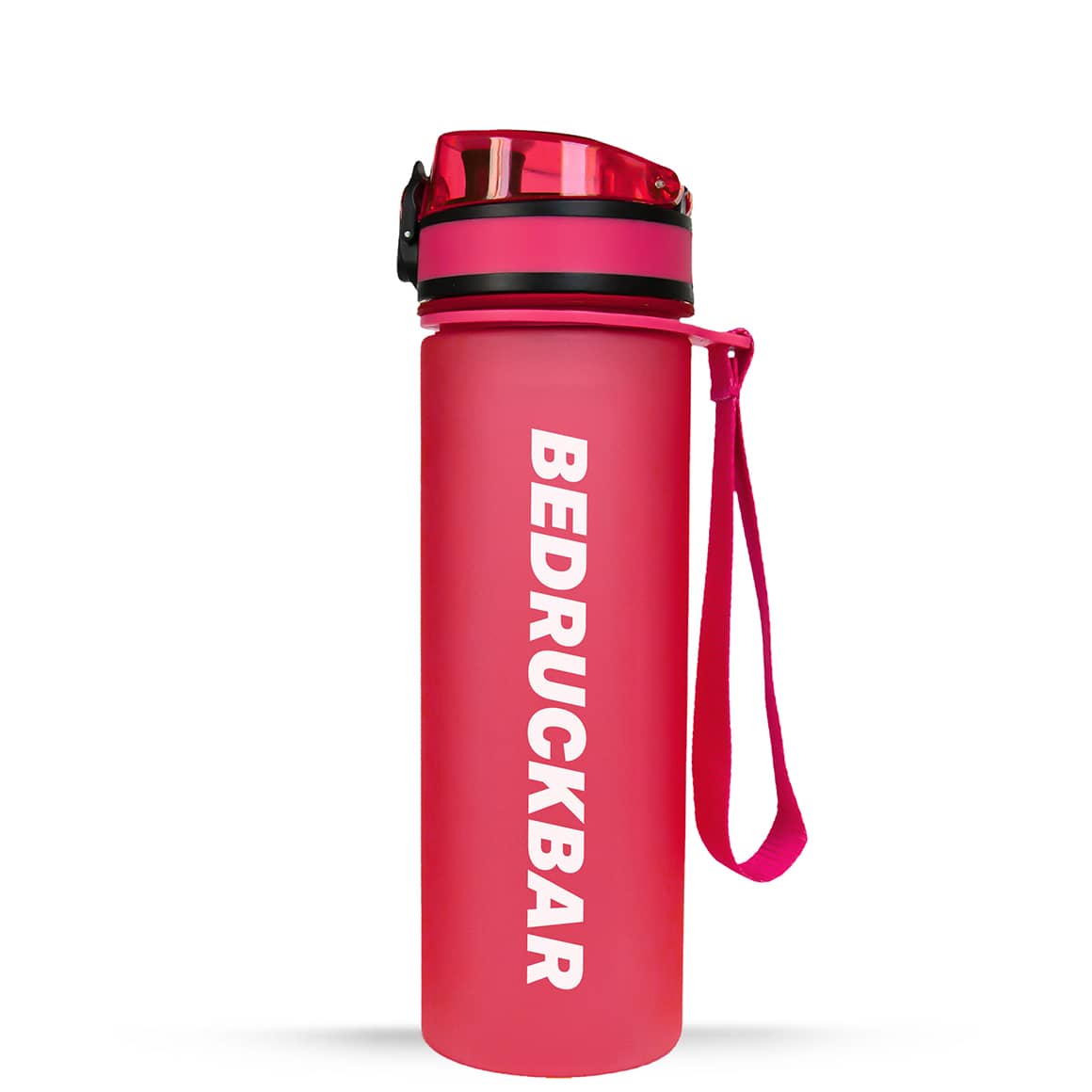 MiniCAMPOS Trinkflasche 600 ml Rosa – personalisierte Trinkflasche mit Druck in Deutschland