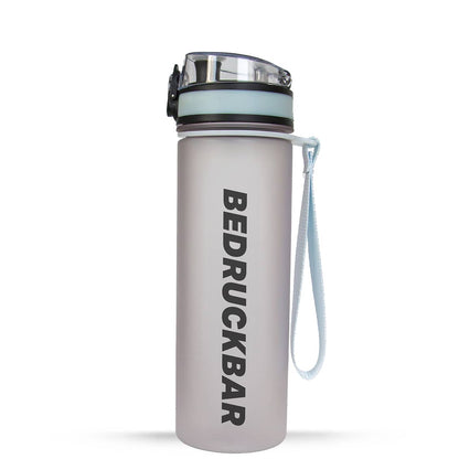 MiniCAMPOS Trinkflasche 600 ml Transparent – personalisierbar mit Logo oder Namen