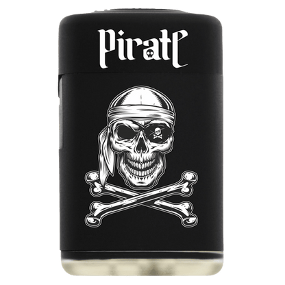 Windfestes Feuerzeug „Piraten“ mit Totenkopf-Motiv