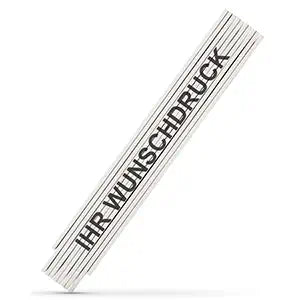 Individuell bedruckter Zollstock mit Logo – hochwertiger Werbeartikel für Firmen, Marketing und Branding.